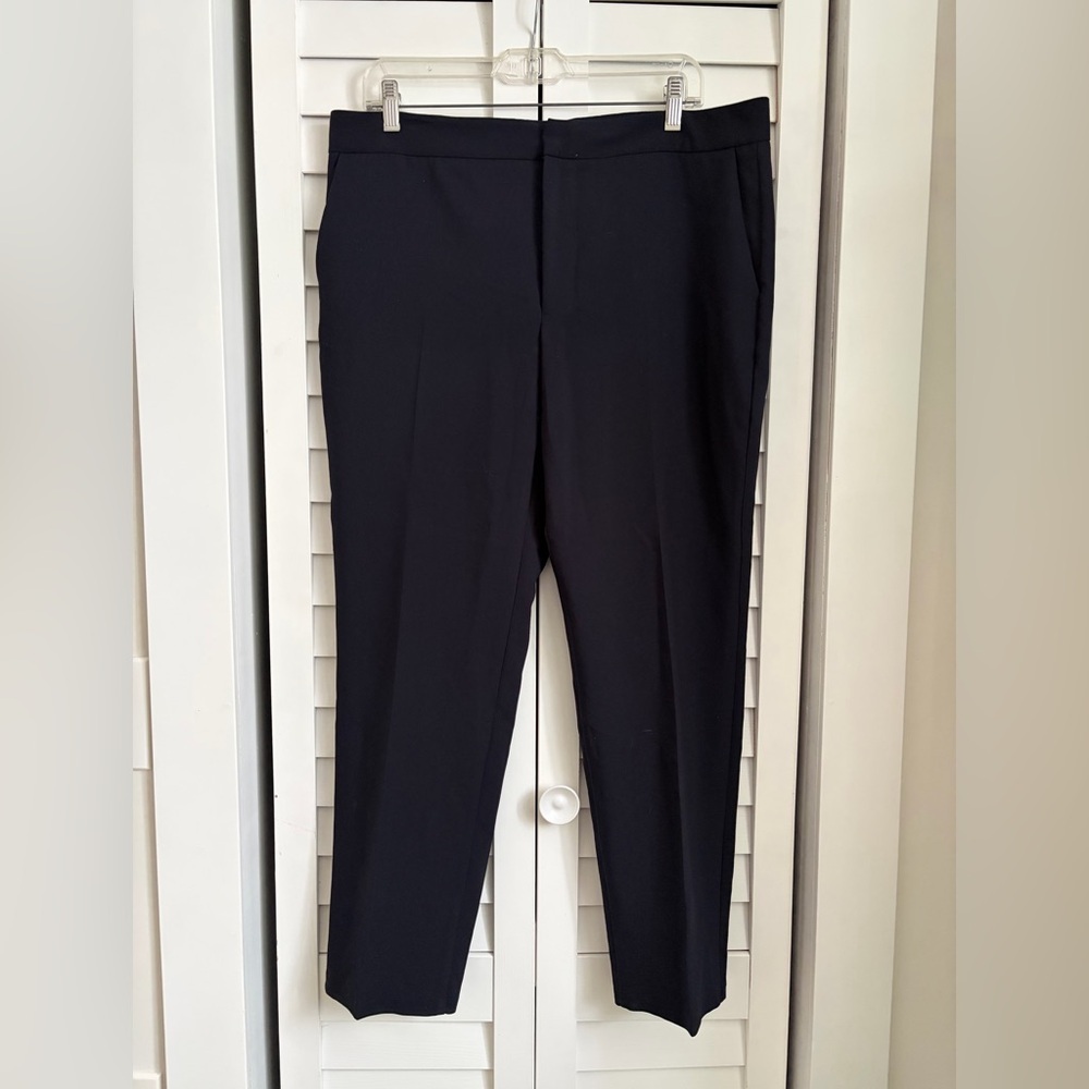 Zara Basic Dark Blue Dress Pant - Picture 2 of 6